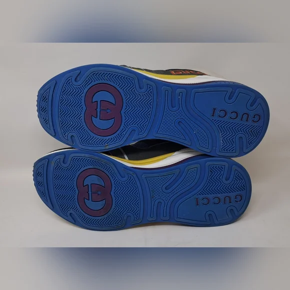 Gucci Men's Ultraspace Mid Top Sneakers Shoes Lace Up Velcro Strap Size 9 US - Picture 11 of 16